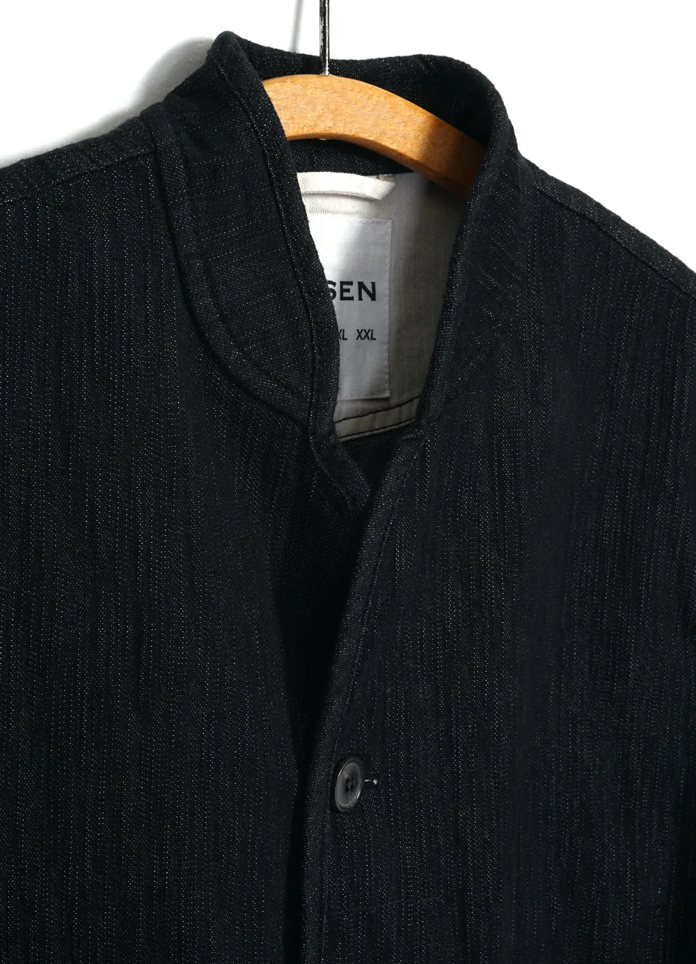 ERLING 30-31-2 | Refined Work Jacket | Black Slubdenim sold by Hansen Garments product image thumbnail 4