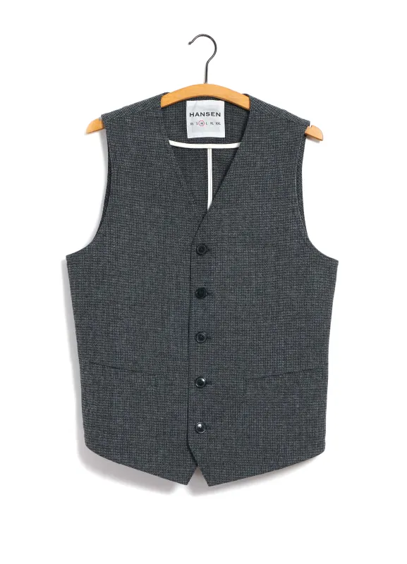 KNUD 30-29-5 | Casual Waistcoat | Broken Grey sold by Hansen Garments