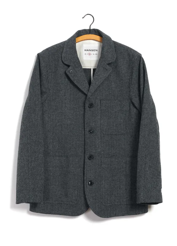 JOSEF 30-29-5 | Easy Four Button Blazer | Broken Grey made by Hansen Garments