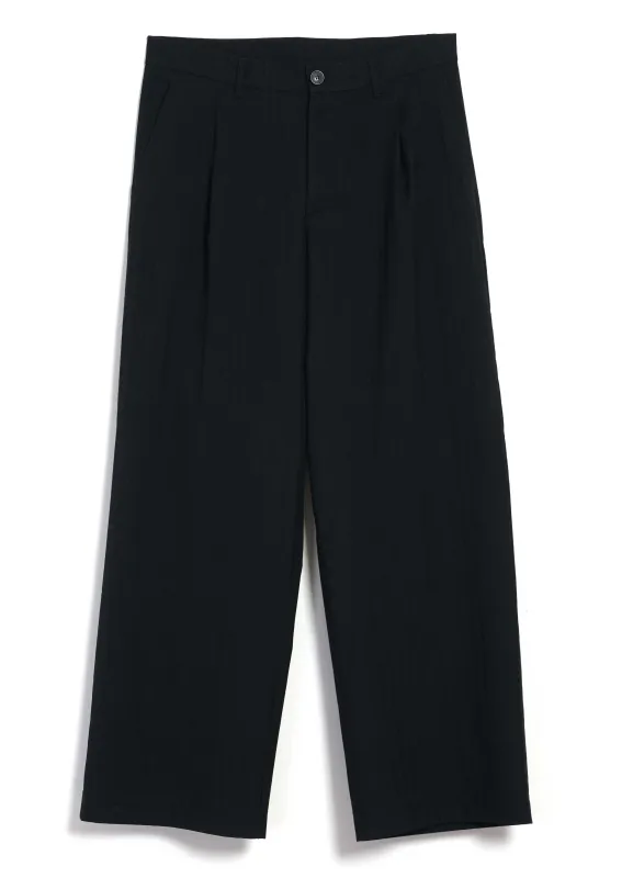 MIKA 30-33-2 | Wide Straight Pleated Trousers | Anthracite made by Hansen Garments