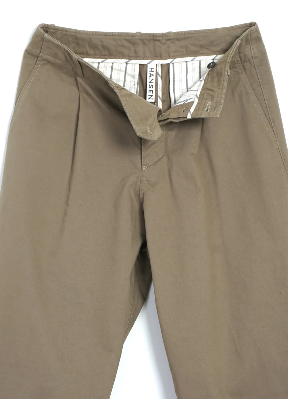 BOBBY 30-56-7 | Wide Pleated Everyday Trousers | Beige sold by Hansen Garments product image thumbnail 4