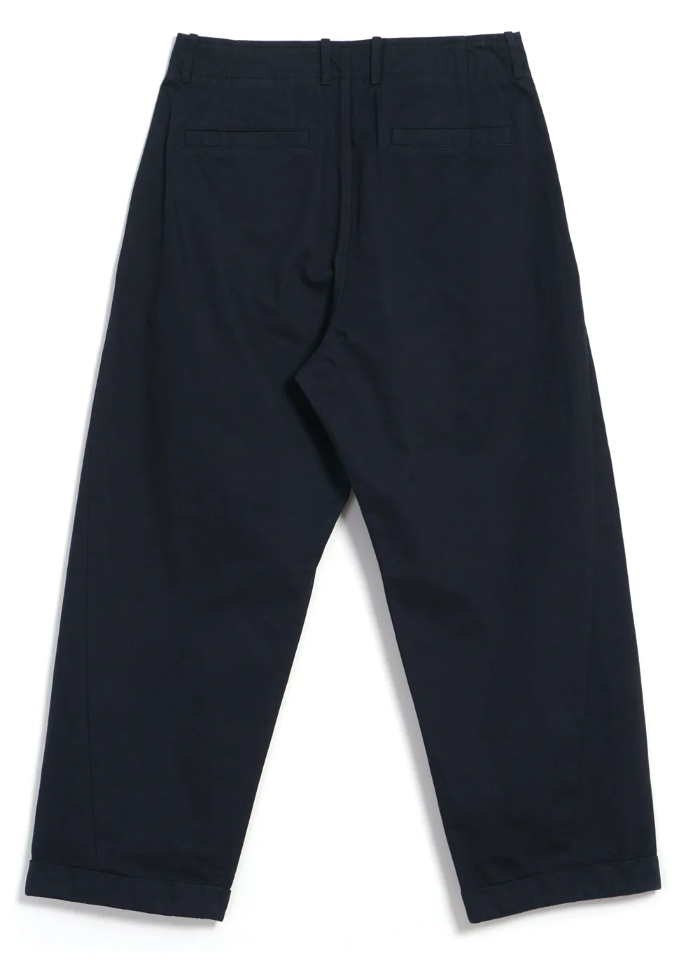 BOBBY 30-56-3 | Wide Pleated Everyday Trousers | Navy sold by Hansen Garments product image thumbnail 2