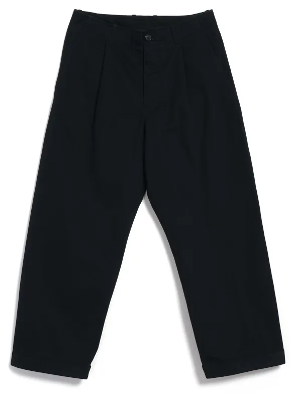 BOBBY 30-56-2 | Wide Pleated Everday Trousers | Black sold by Hansen Garments
