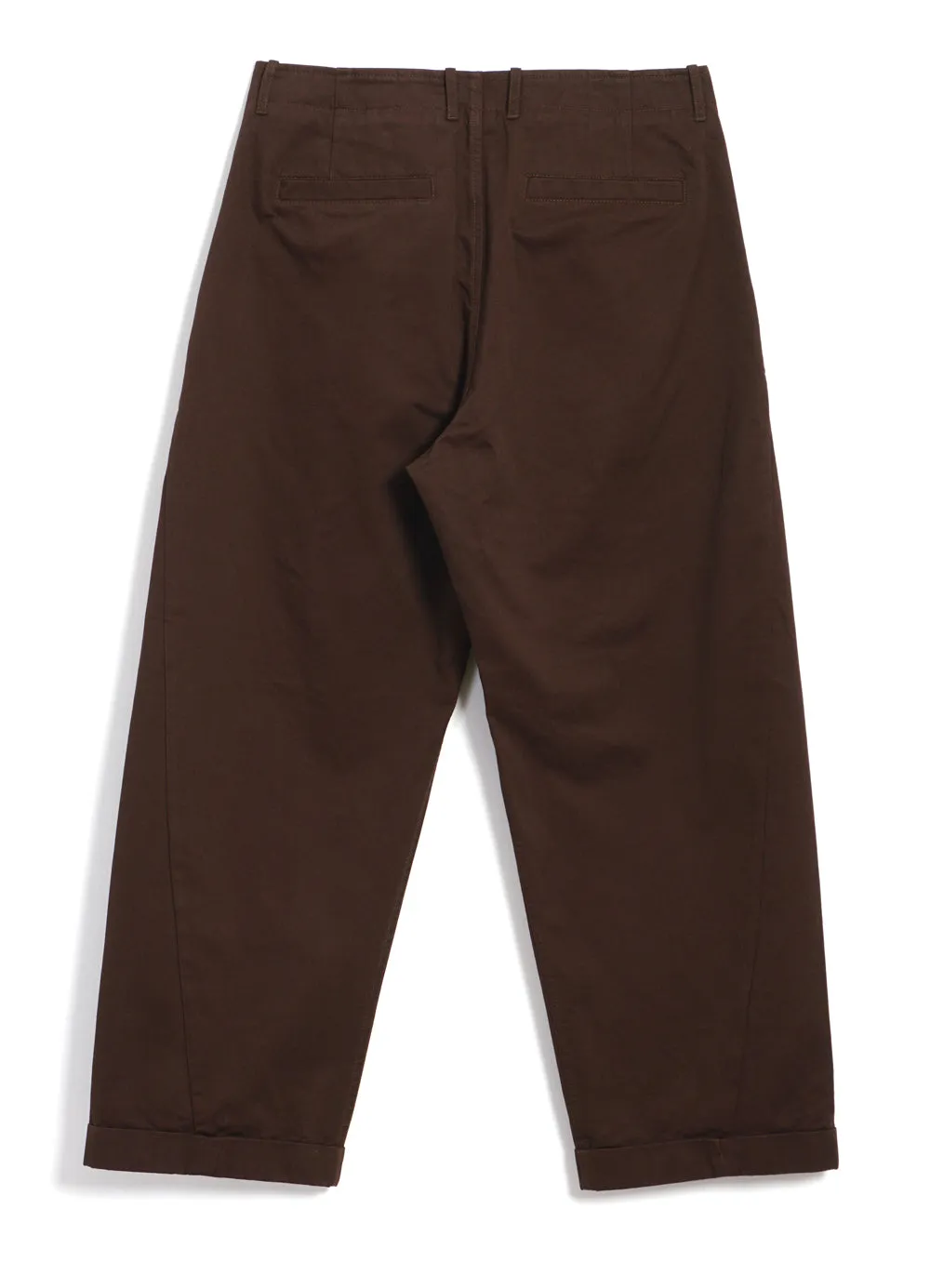 BOBBY 30-56-8 | Wide Pleated Everyday Trousers | Chestnut sold by Hansen Garments product image thumbnail 5
