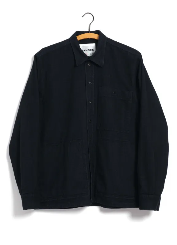 LUKA 30-25-3 | Sturdy Overshirt | Stormy Blue sold by Hansen Garments