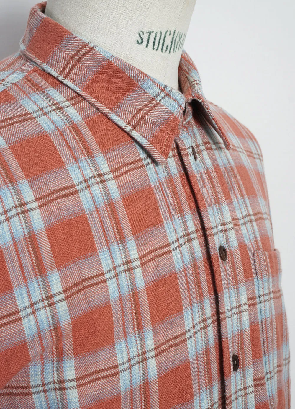 RAYMOND 30-22-8 | Loose Cut Shirt | Red Checks sold by Hansen Garments product image thumbnail 3