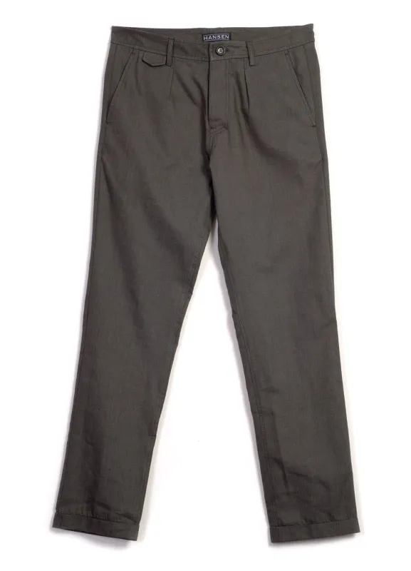 FRANK | Regular Fit Trousers | Khaki made by Hansen Garments