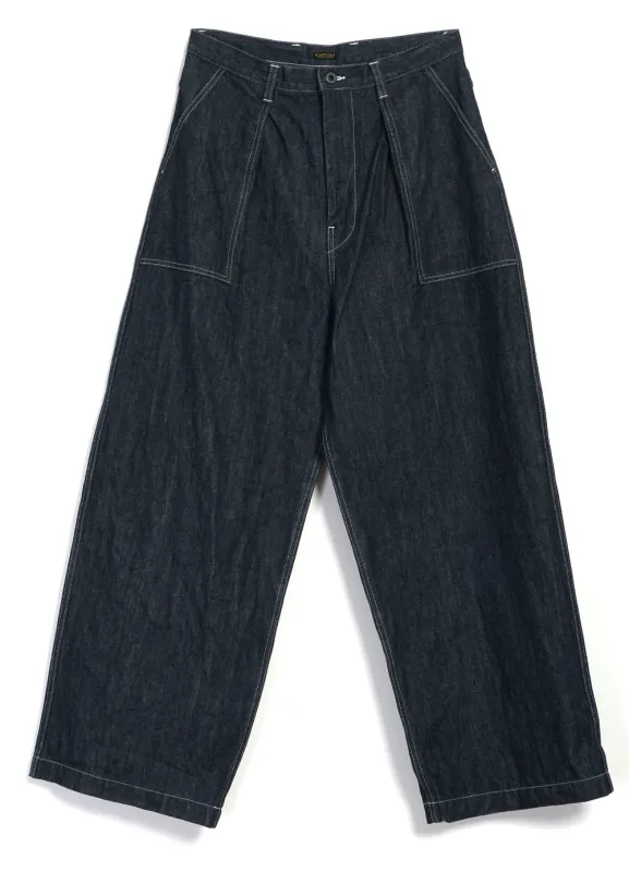 FATIGUE | Baggy 14oz Denim Trousers | Indigo sold by Hansen Garments