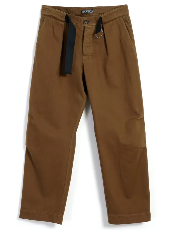 KARLO | Wide Cut Utility Trousers | Nut sold by Hansen Garments