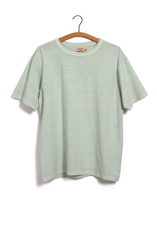 HALEIWA | Short Sleeve T-Shirt | Pigment Dye Pear Sorbet sold by Hansen Garments