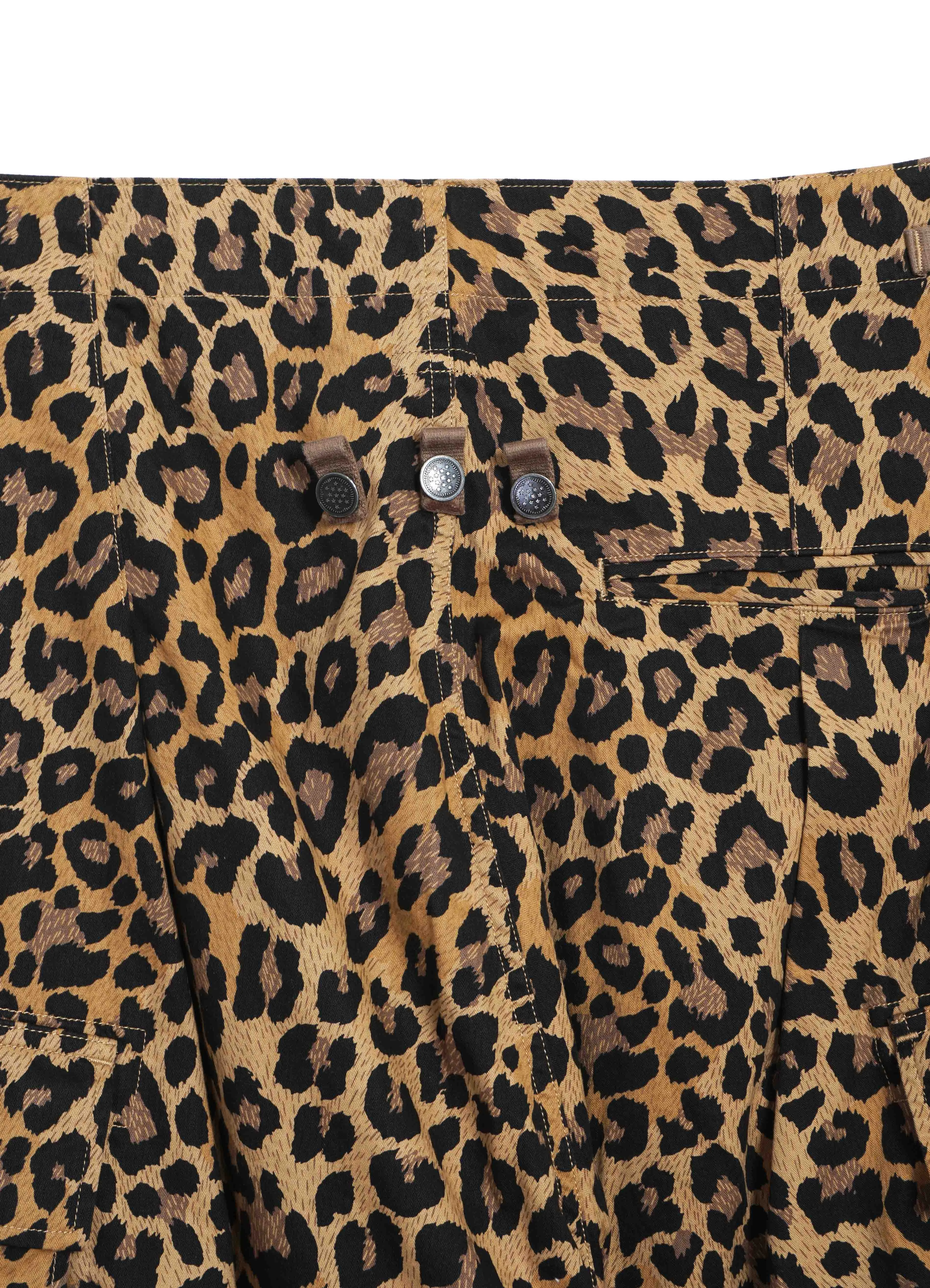 JUMBO | Cotton Herringbone Cargo Pants | Leopard sold by Hansen Garments product image thumbnail 4