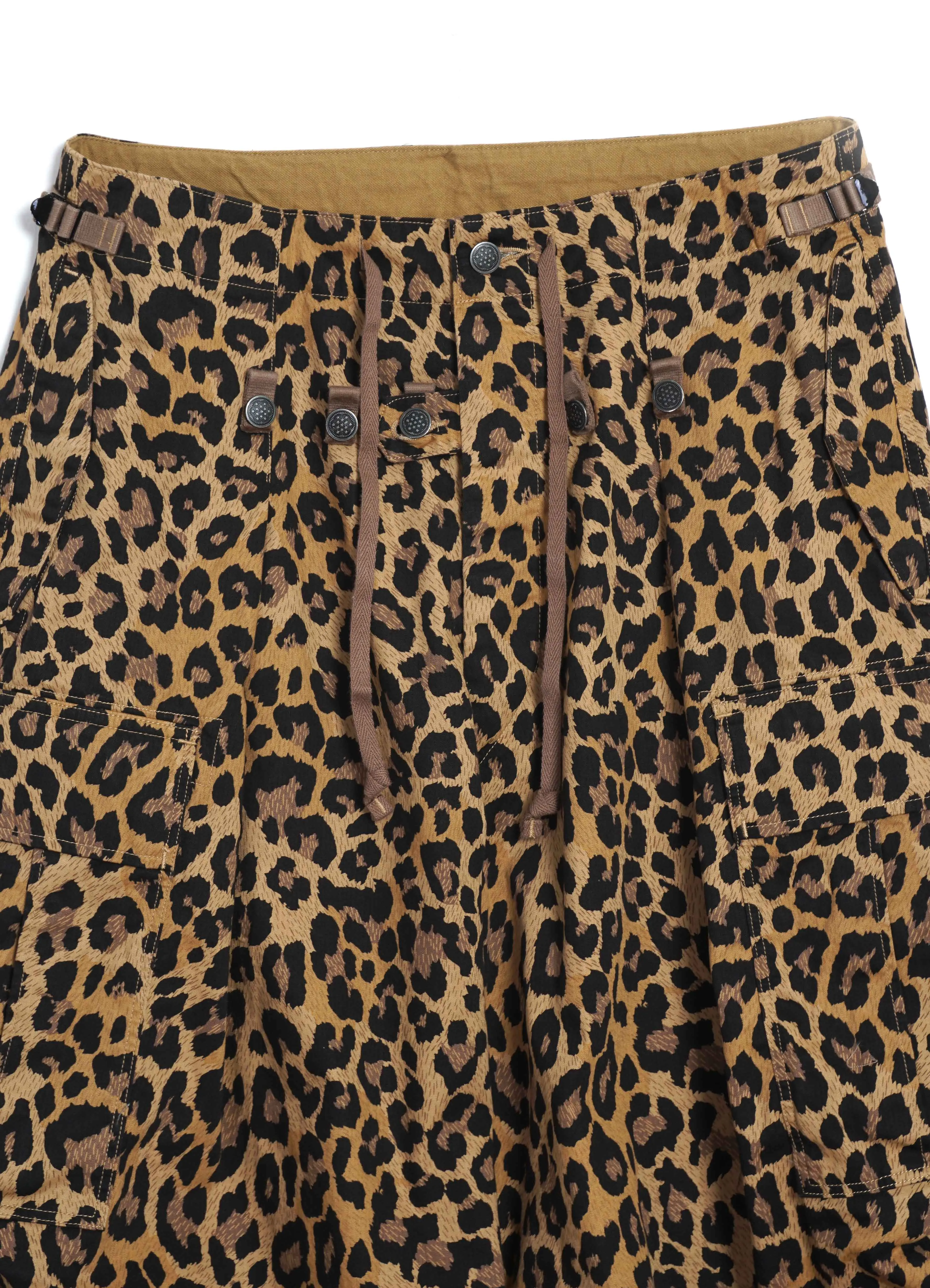 JUMBO | Cotton Herringbone Cargo Pants | Leopard sold by Hansen Garments product image thumbnail 2