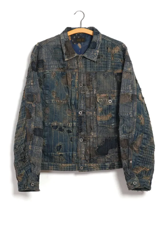 BORO SPRING | 1st Type Boro Jacket | Indigo sold by Hansen Garments