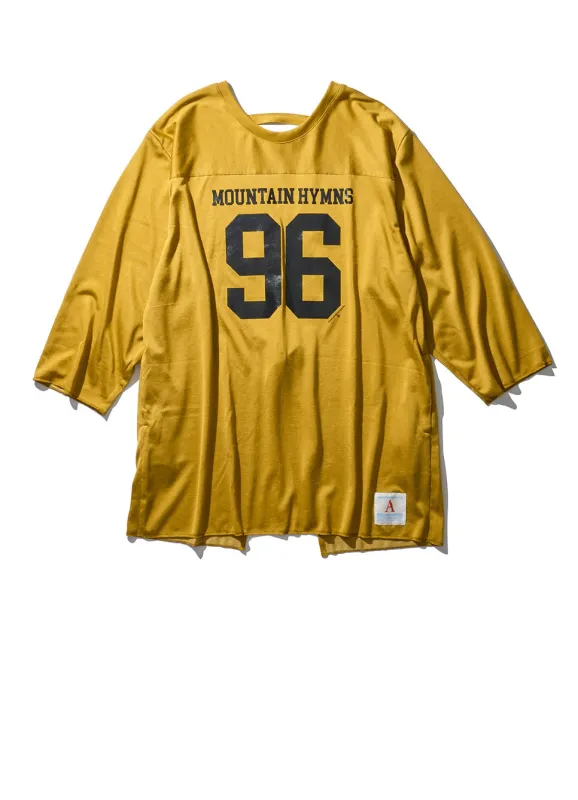 FOOTBALL COVERALL APRON | Open Back Sports Jersey | Yellow made by Mountain Research