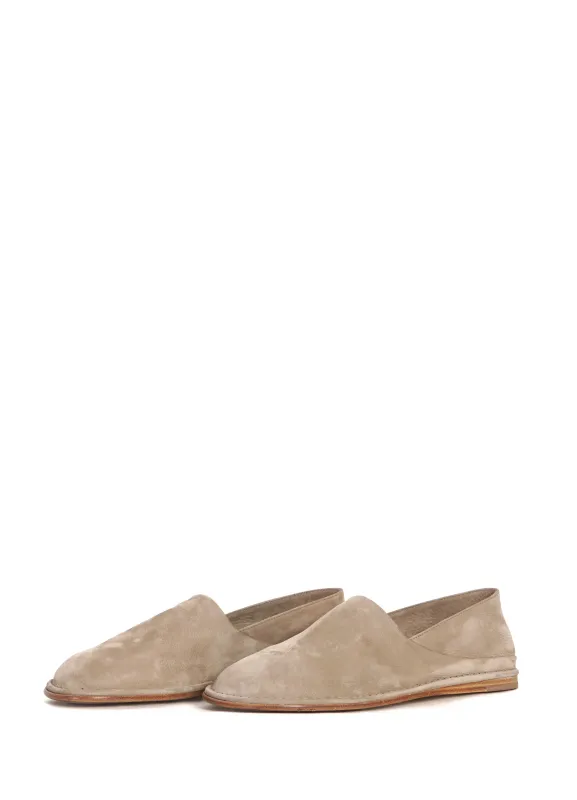 MORBIDONE | Vegetable Tanned Leather Espadrille | Tortora sold by Hansen Garments