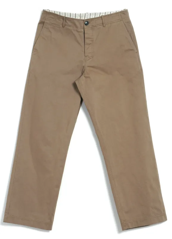 KELD 29-56-7 | Straight Cut Trousers | Beige sold by Hansen Garments