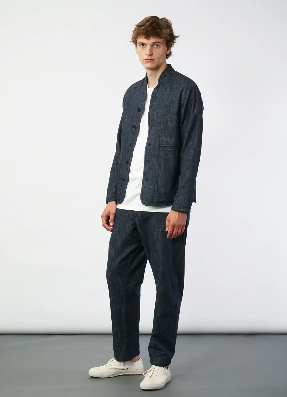 ERLING 29-55-3 | Refined Work Jacket | Denim Blue sold by Hansen Garments product image thumbnail 3