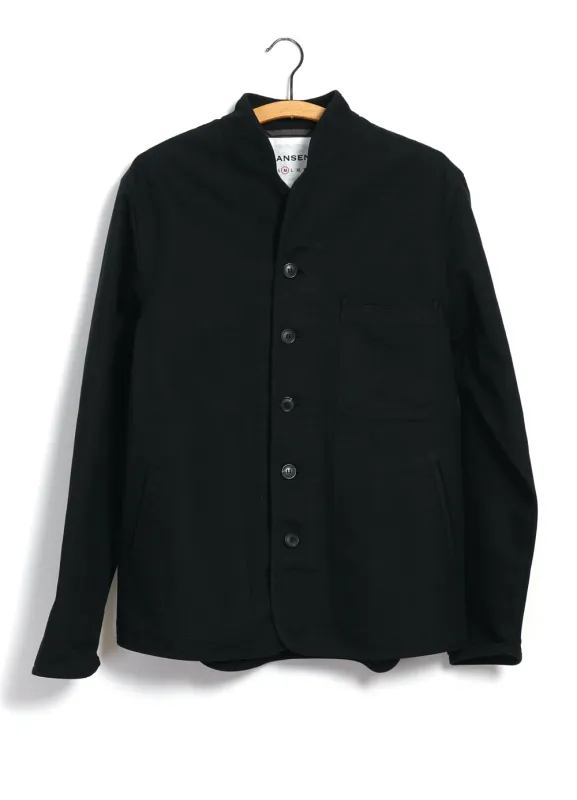ERLING 27-90-2 | Refined Work Jacket | Black Canvas sold by Hansen Garments
