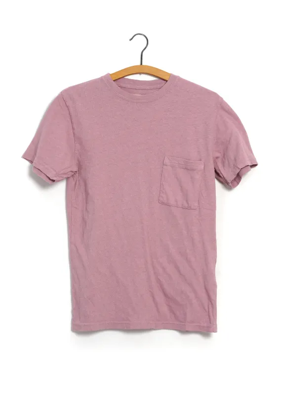 GAUZE JERSEY | Short Sleeve Pocket T | Pink sold by Hansen Garments