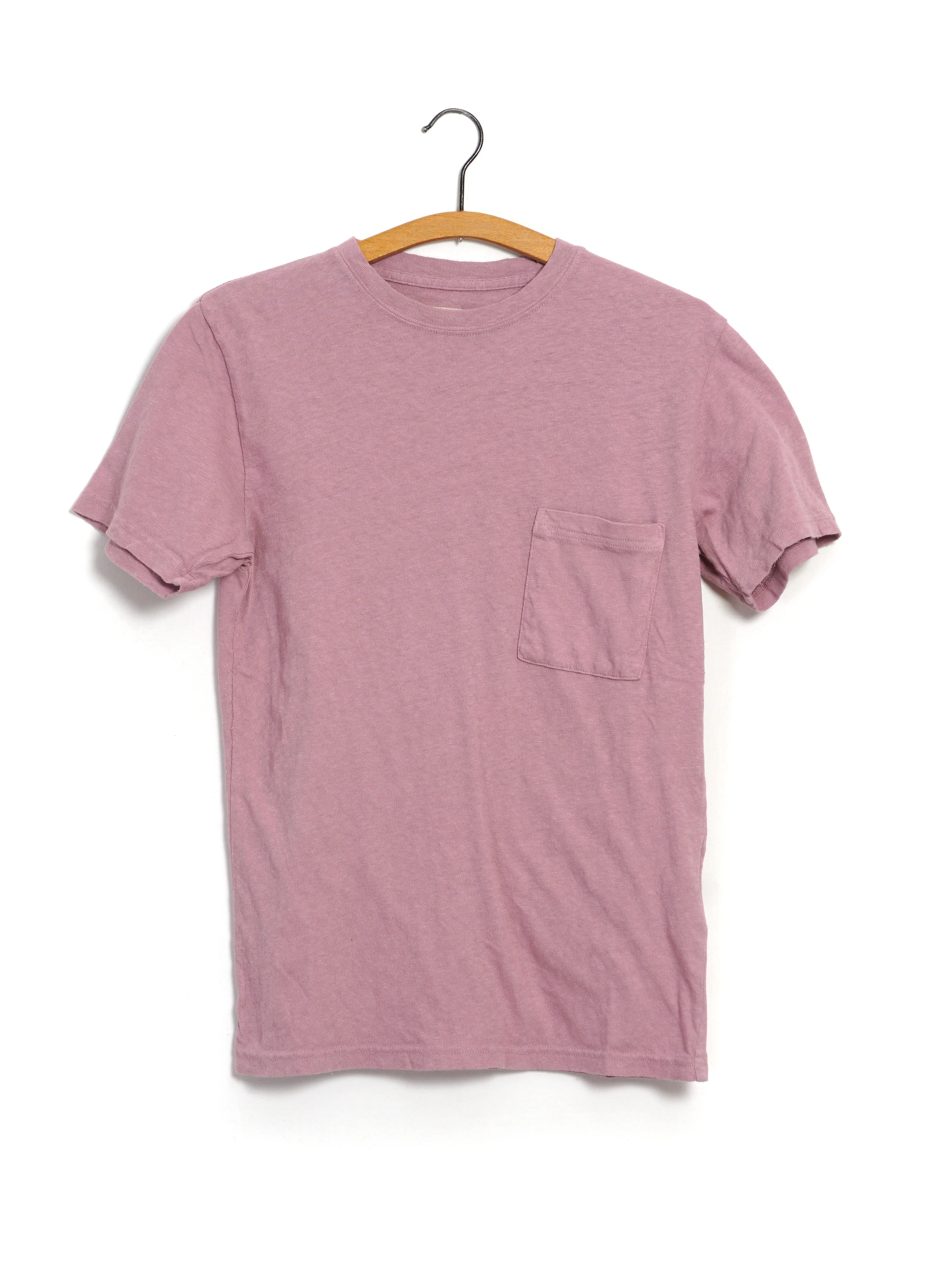 GAUZE JERSEY | Short Sleeve Pocket T | Pink sold by Hansen Garments
