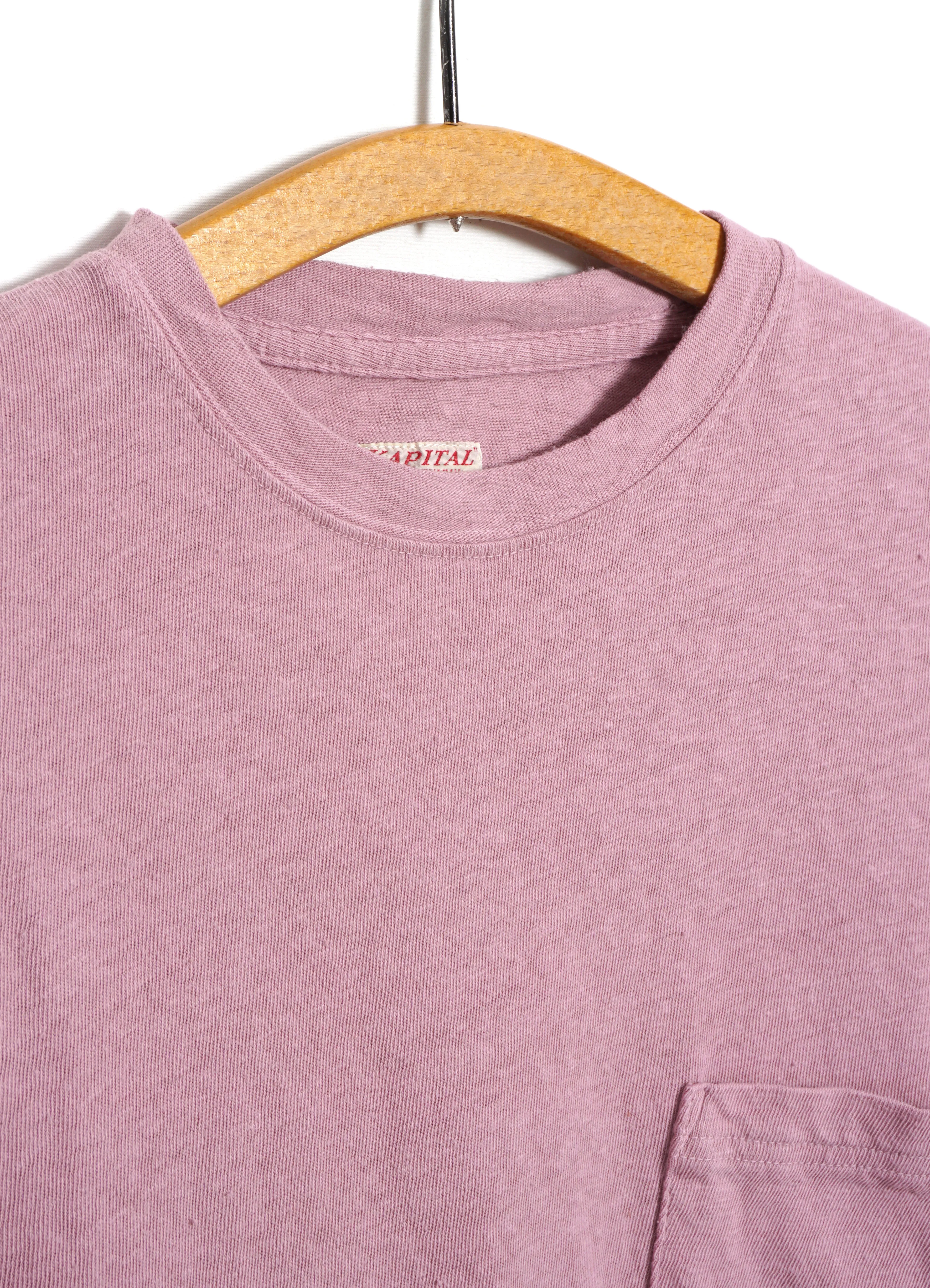 GAUZE JERSEY | Short Sleeve Pocket T | Pink sold by Hansen Garments product image thumbnail 2