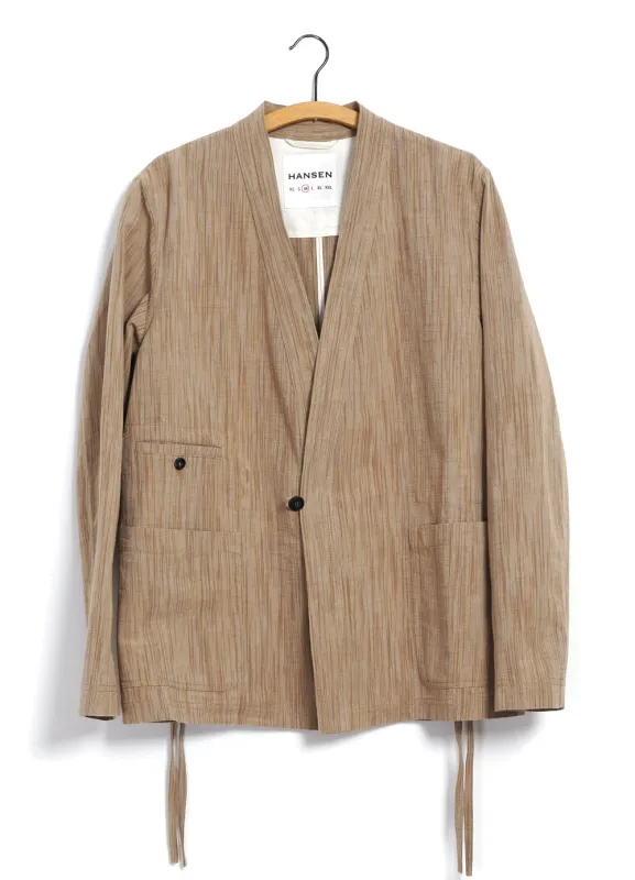 FOLKE 29-61-9 | Eastern Style Blazer | Sepia sold by Hansen Garments