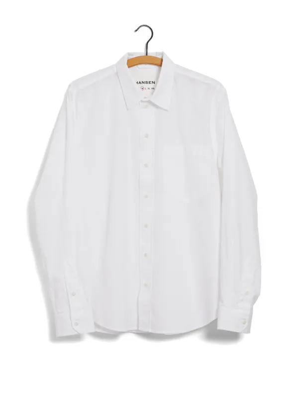 RAYMOND 24-11-1 | Relaxed Classic Shirt | White sold by Hansen Garments
