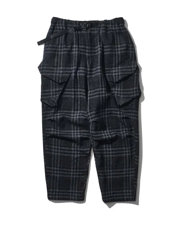 PCU TROUSERS | Black Check sold by Hansen Garments