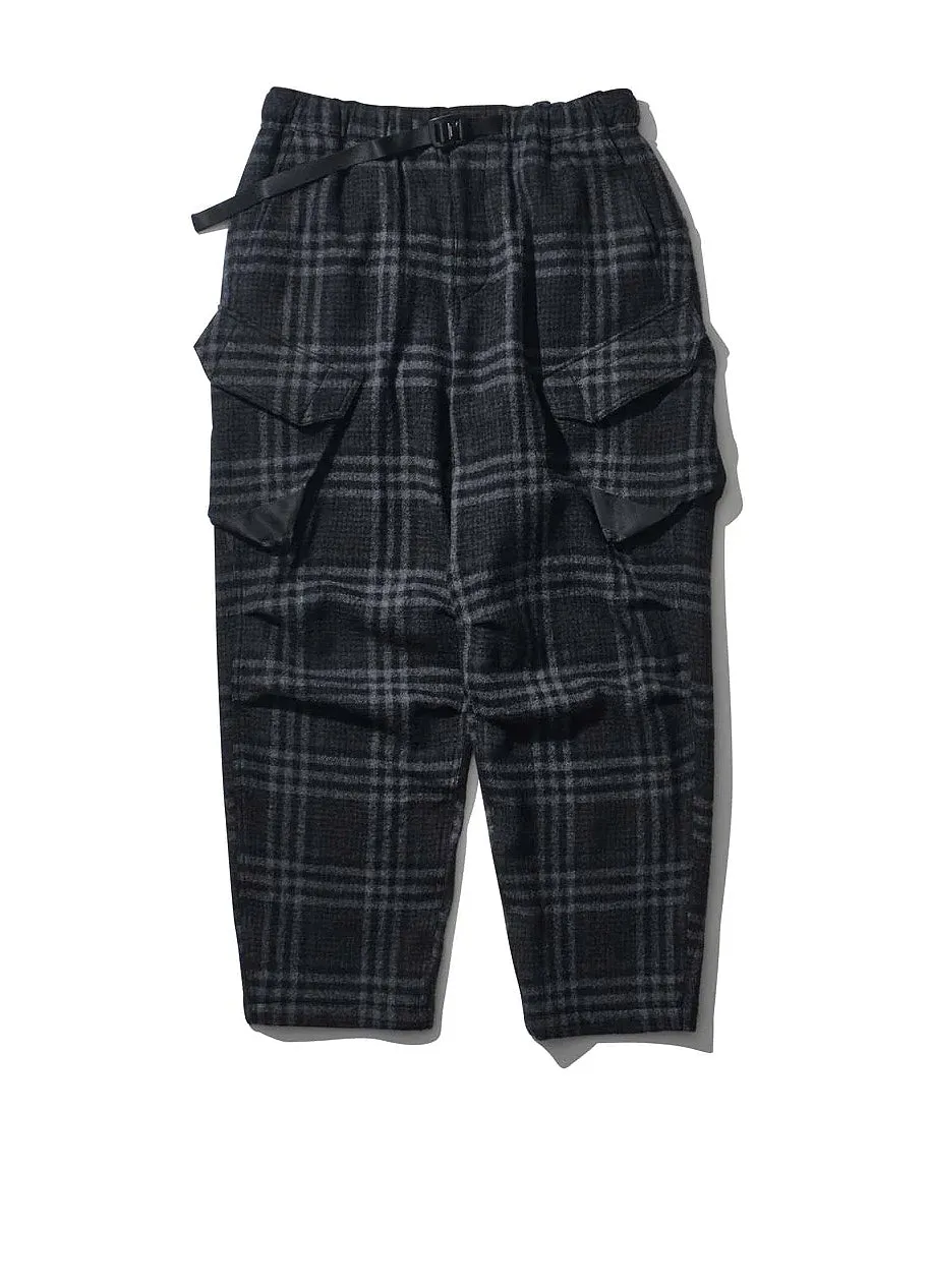 PCU TROUSERS | Black Check sold by Hansen Garments