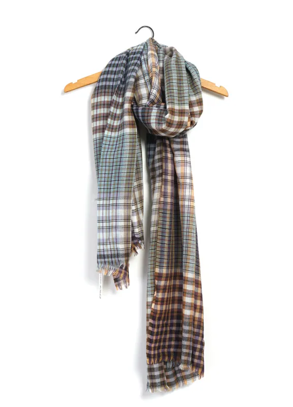 GR ECHARPE | Shawl Scarf | A-Charcoal sold by Hansen Garments