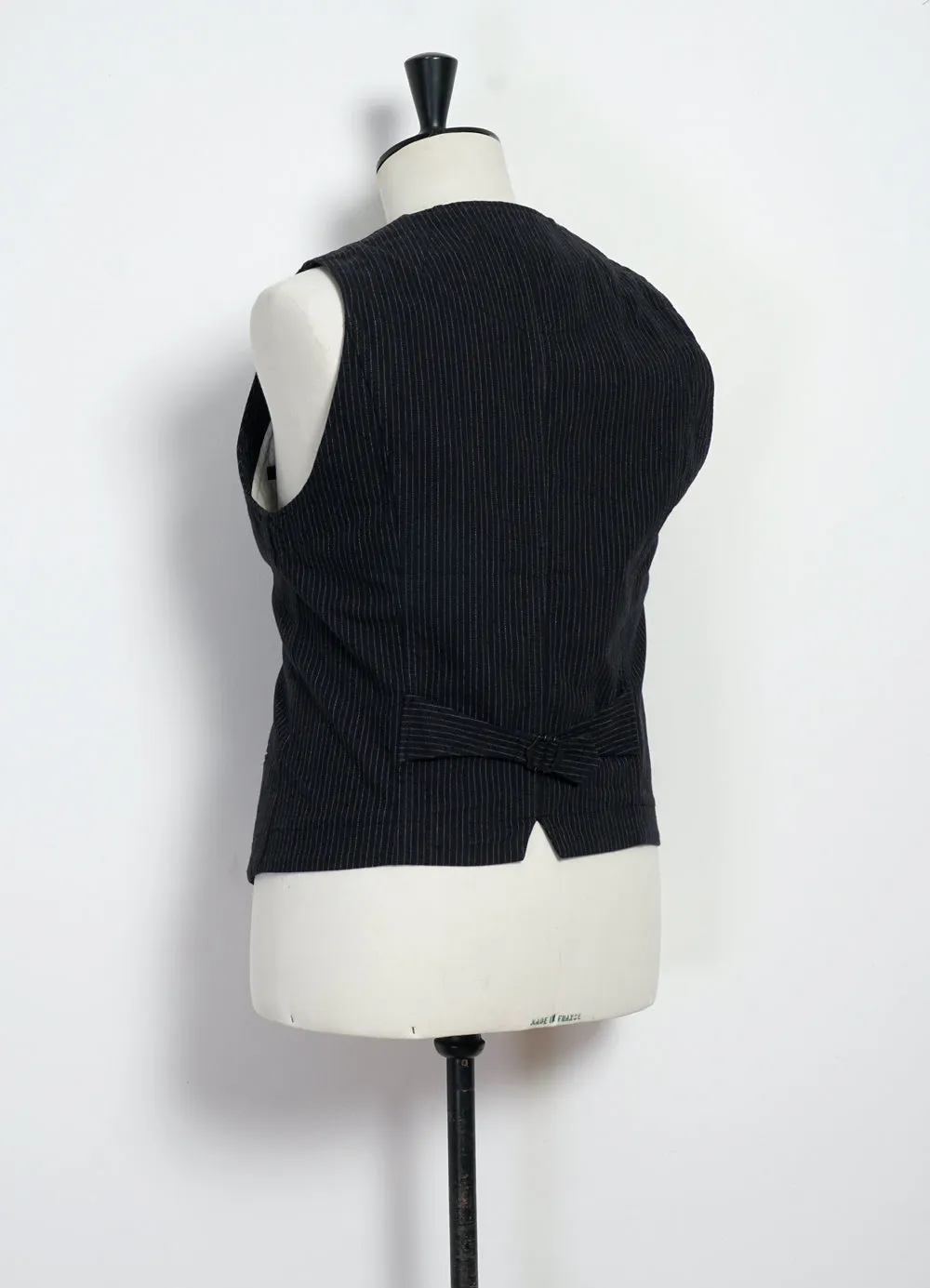 DANIEL 28-32-2 | Classic Waistcoat | Black Pin sold by Hansen Garments product image thumbnail 5