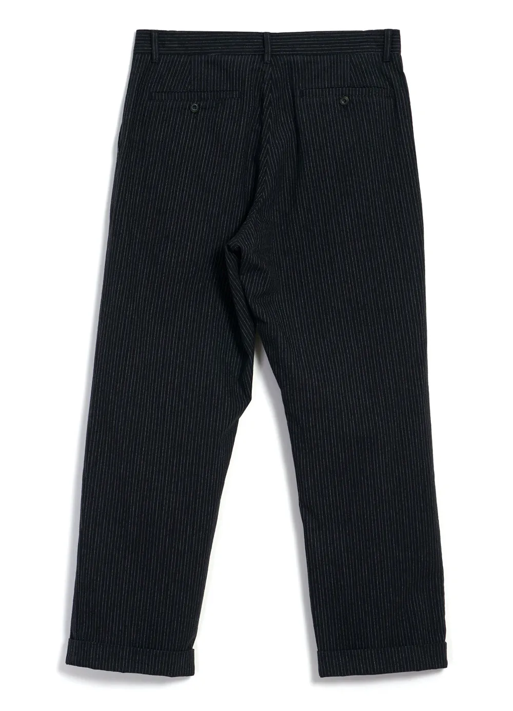 SUNE 28-32-2 | Classic Pleated Trousers | Black Pin sold by Hansen Garments product image thumbnail 4