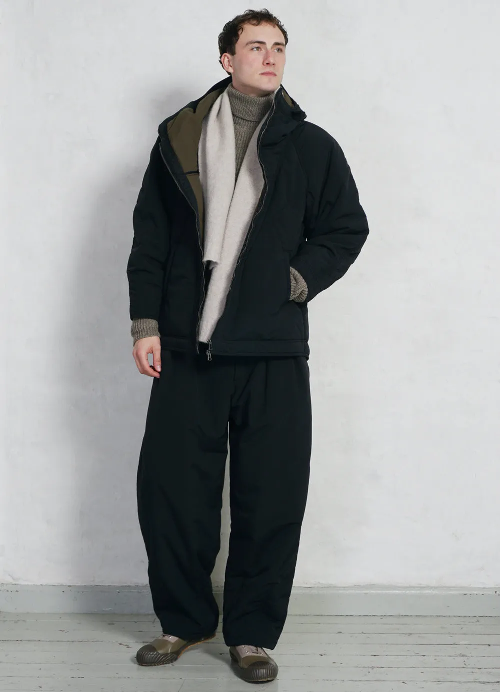 ANDY 28-23-2 | Wide Cut Padded Trousers | Padded Black sold by Hansen Garments product image thumbnail 2