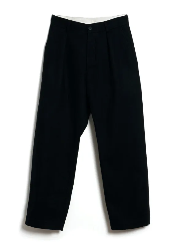 SEAN 28-30-2 | High Waist Trousers | Black Wool sold by Hansen Garments