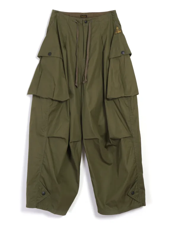 AOZAI | Combed Gabergine Cargo Pants | Khaki sold by Hansen Garments