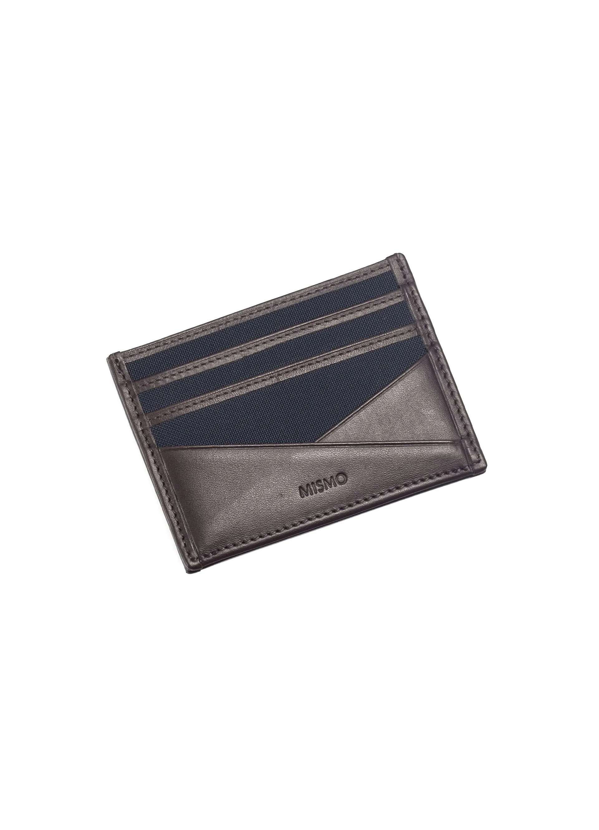 M/S CARDHOLDER | Navy/Dark Brown sold by Hansen Garments