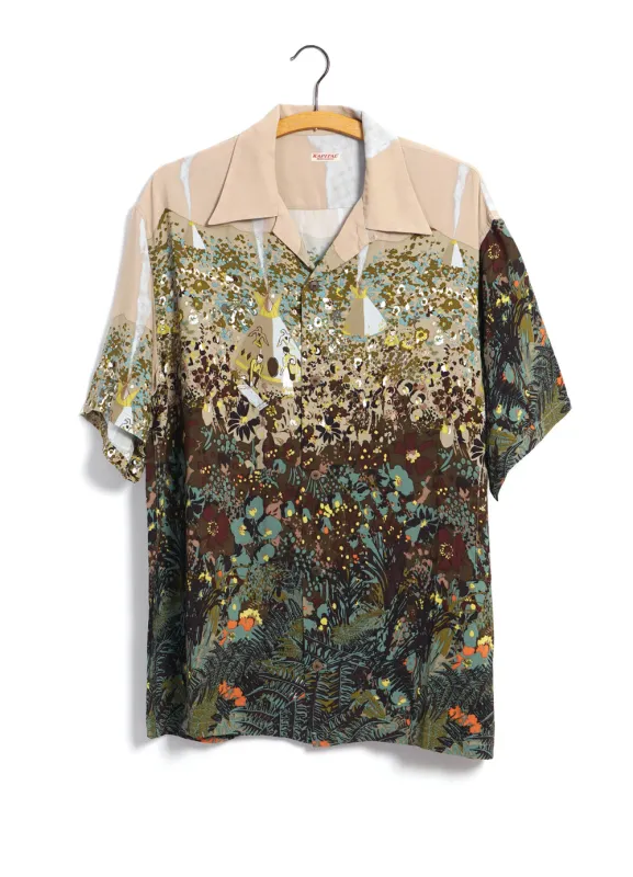 NABAJO LAND | Aloha Rayon Shirt | Light Pink sold by Hansen Garments