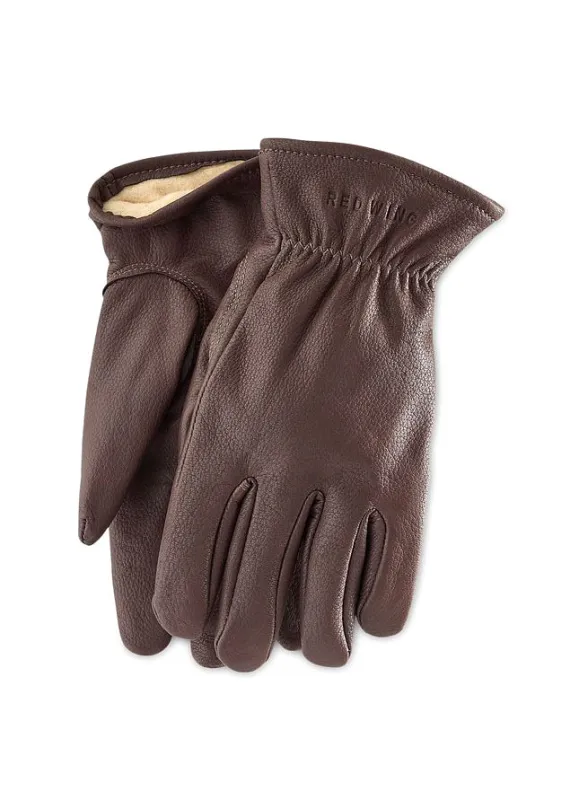 LEATHER GLOVE | Lined Buckskin | Brown sold by Hansen Garments