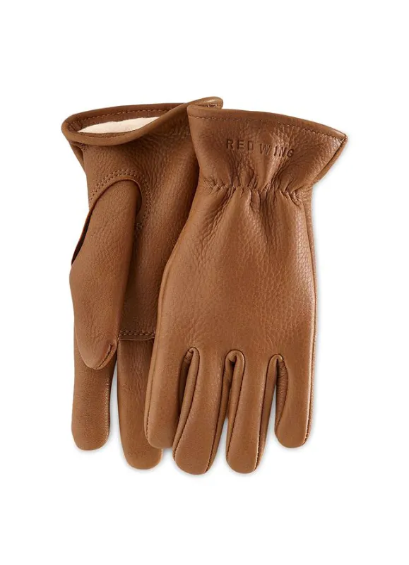 LEATHER GLOVE | Lined Buckskin | Nutmeg sold by Hansen Garments
