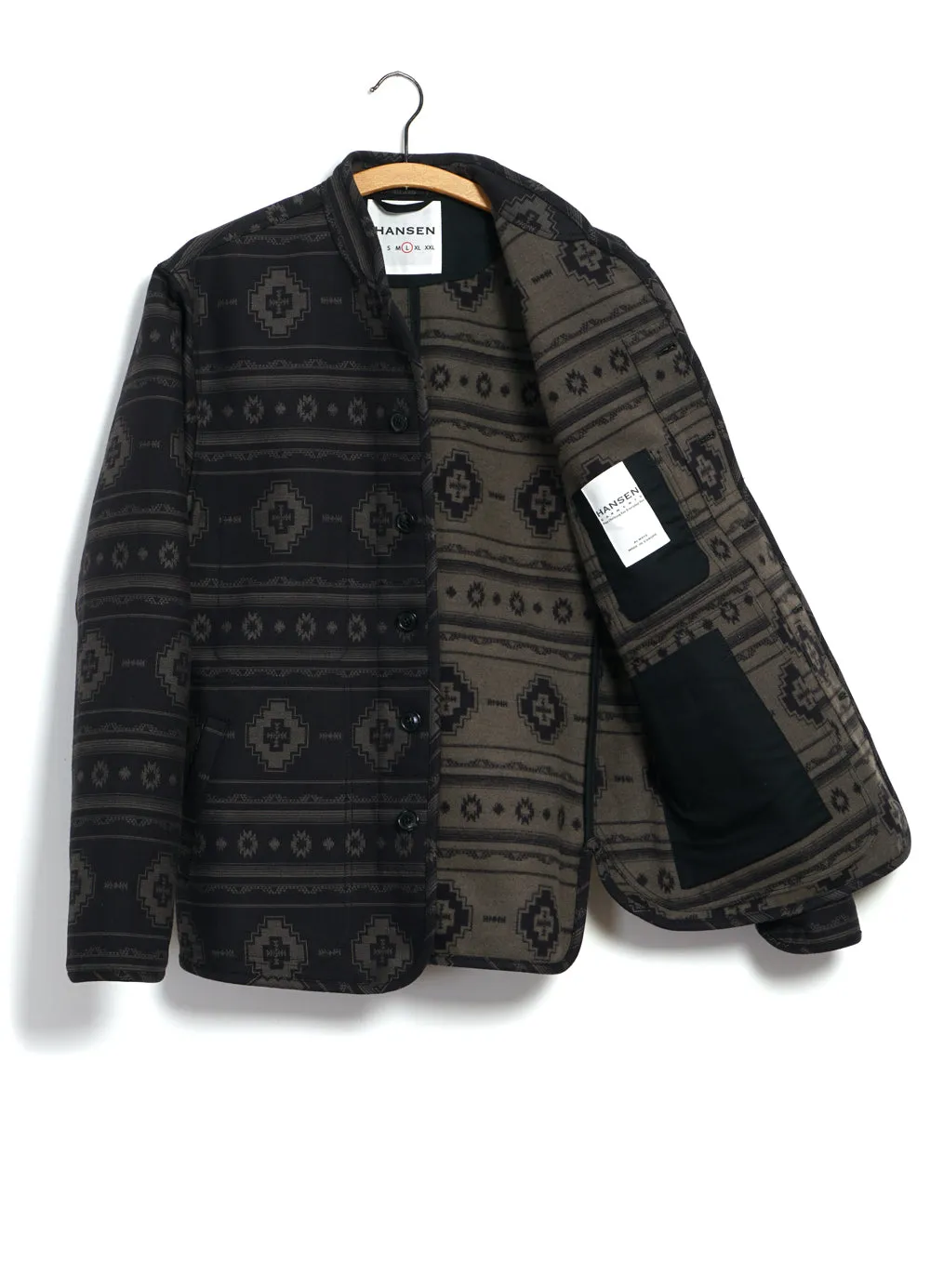 ERLING | Refined Work Jacket | Inca Black sold by Hansen Garments product image thumbnail 2