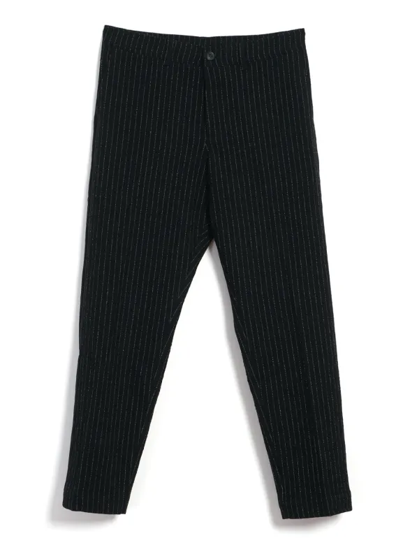 TYGE | Wide Cut Cropped Trousers | Big Pin Black made by Hansen Garments