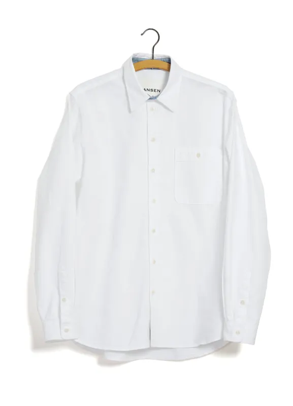 HENRIK | Casual Work Shirt | White sold by Hansen Garments