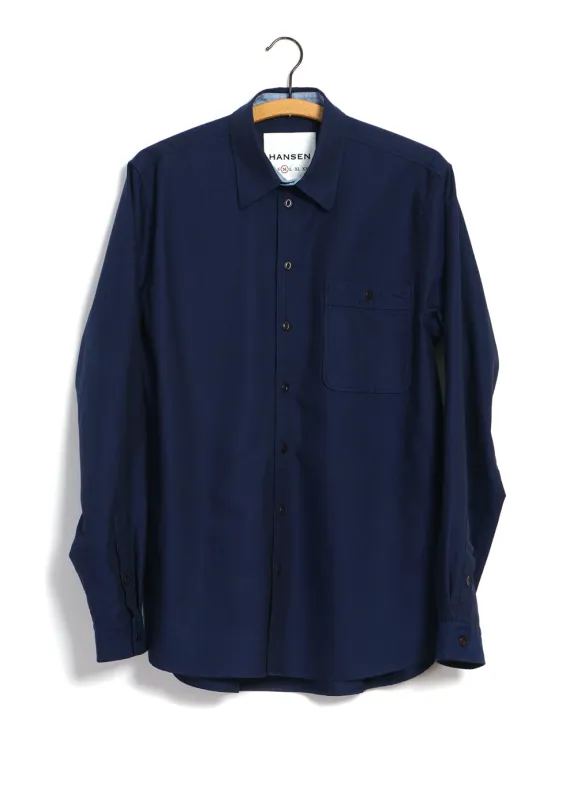 HENRIK | Casual Work Shirt | Blue sold by Hansen Garments