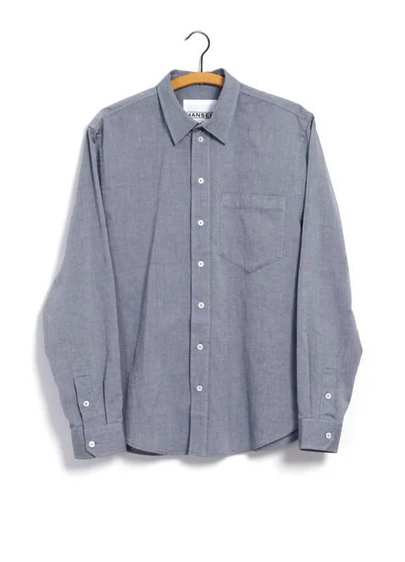 RAYMOND | Relaxed Classic Shirt | Navy made by Hansen Garments