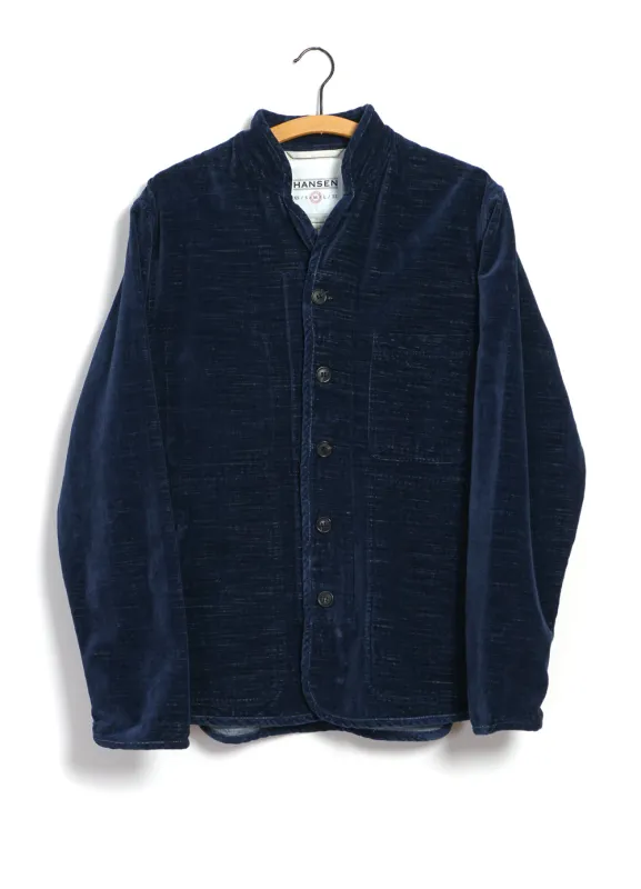 ERLING | Quilted Work Jacket | Velvet Indigo sold by Hansen Garments