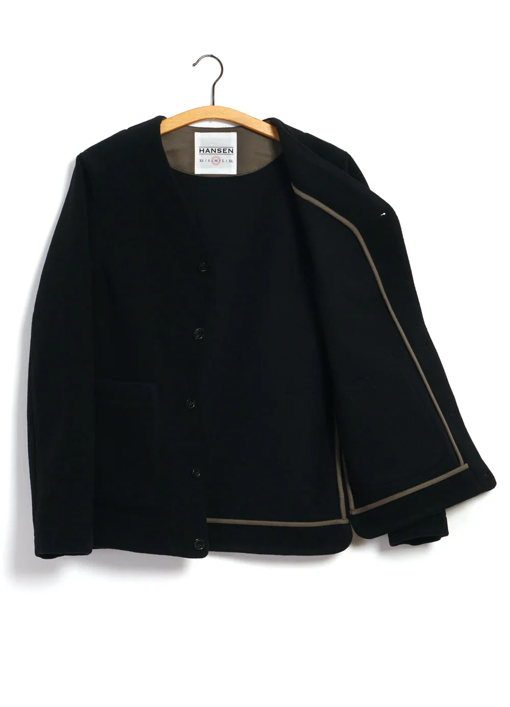 ADEL | Cardigan Jacket | Black sold by Hansen Garments product image thumbnail 4