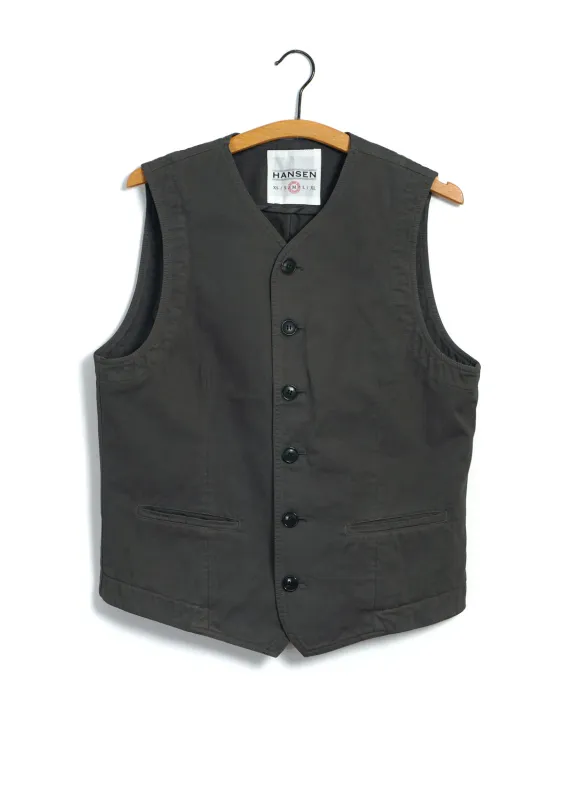 KAJ | Casual Waistcoat | Dark Moss sold by Hansen Garments