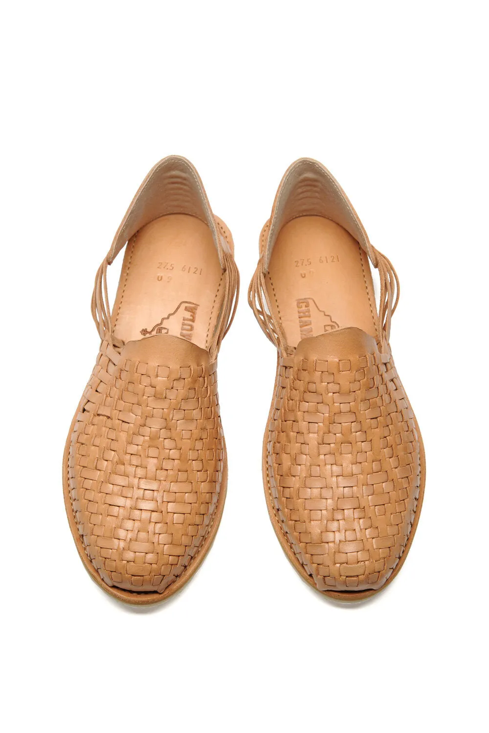 Rio Grande Leather Huarache | Slip on Vegetable Tanned Sandals | Tan 1 sold by Hansen Garments product image thumbnail 2