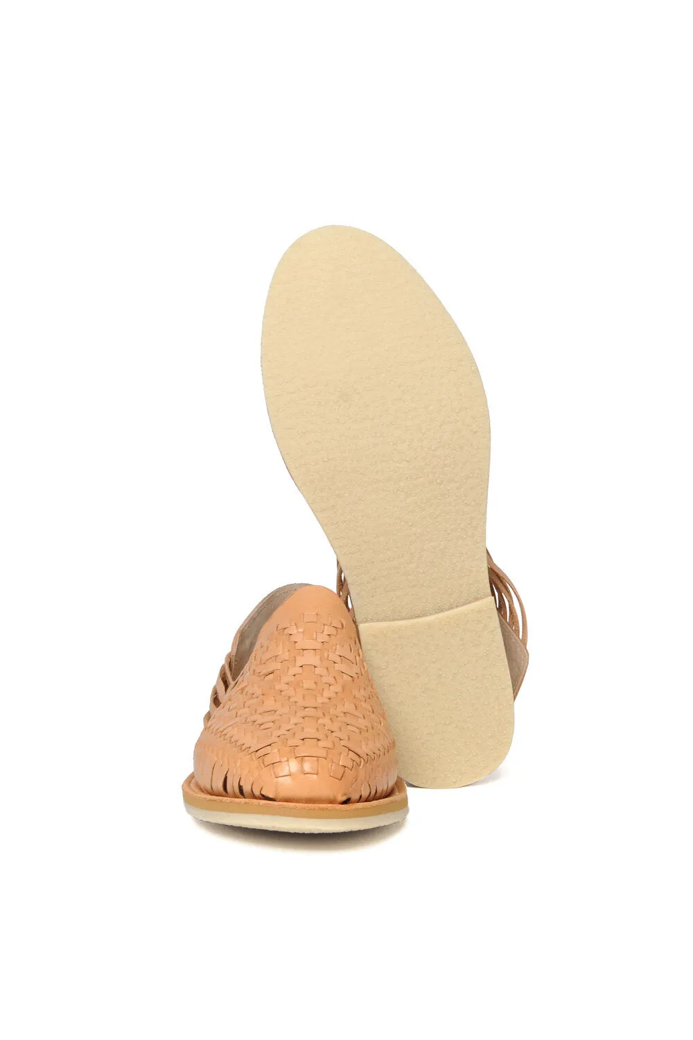 Rio Grande Leather Huarache | Slip on Vegetable Tanned Sandals | Tan 1 sold by Hansen Garments product image thumbnail 5
