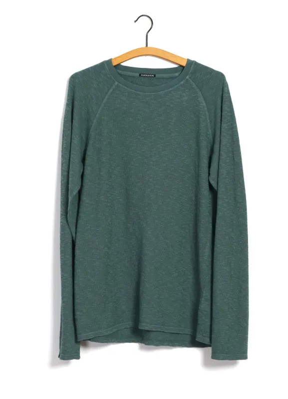 FELIX | Raglan Long Sleeve T-shirt | Eucalyptus sold by Hansen Garments